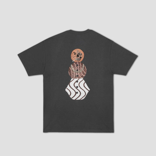 Quartersnacks Halloween Snackman T-shirt Charcoal