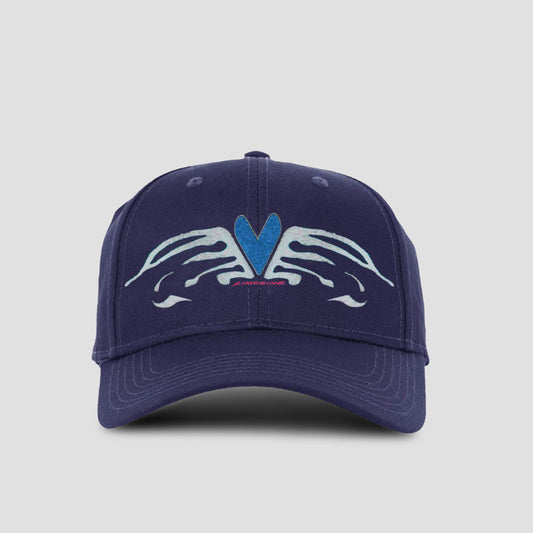 Limosine Heart Wings Cap Navy