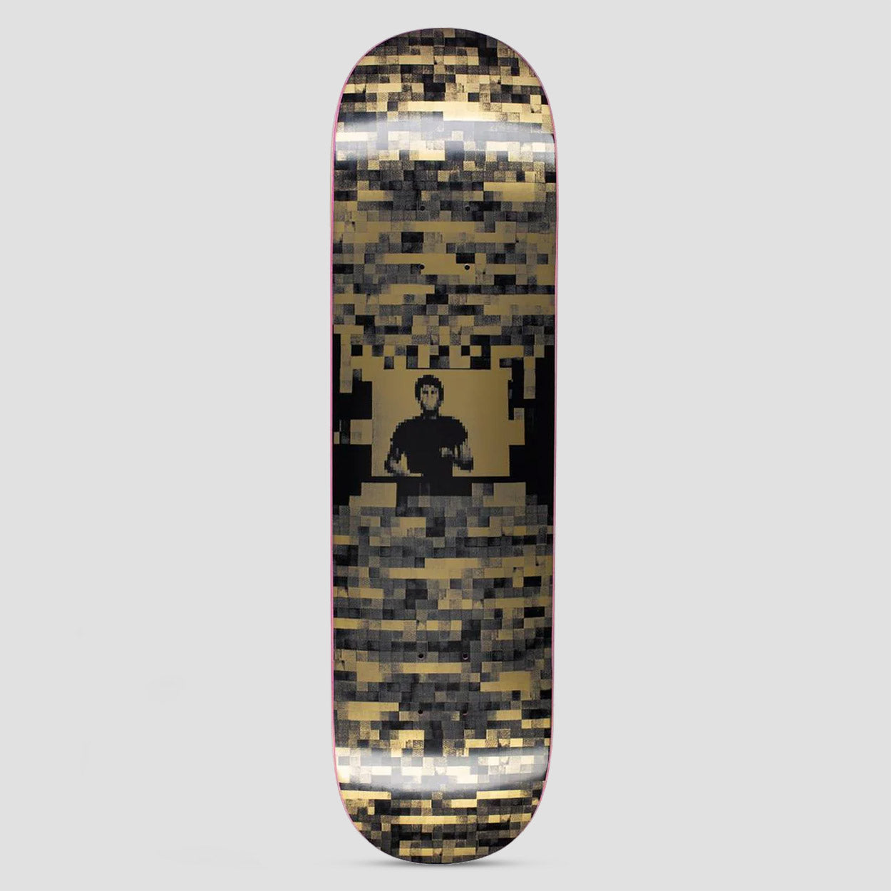 Hockey 8.5 Blockman Skateboard Deck Gold