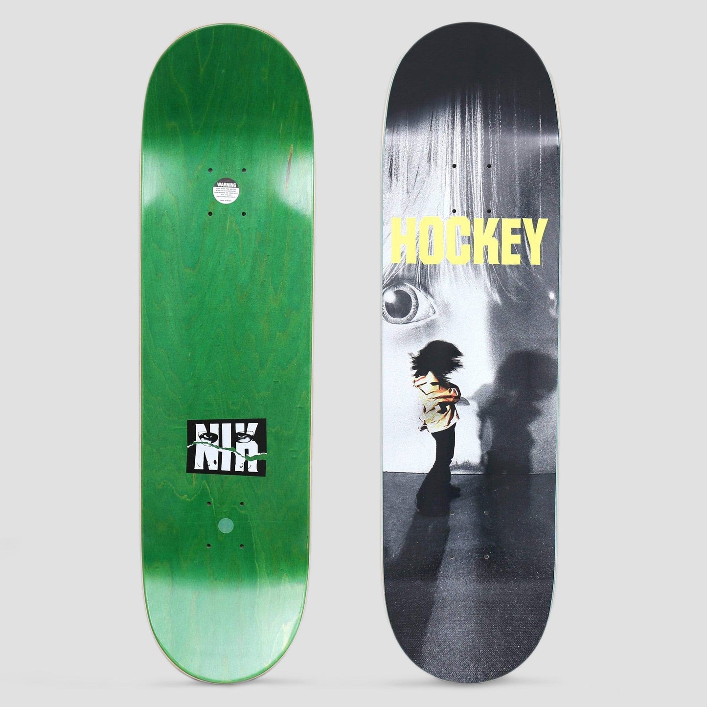 Hockey 8.25 Imbalance Nik Stain Skateboard Deck Grey