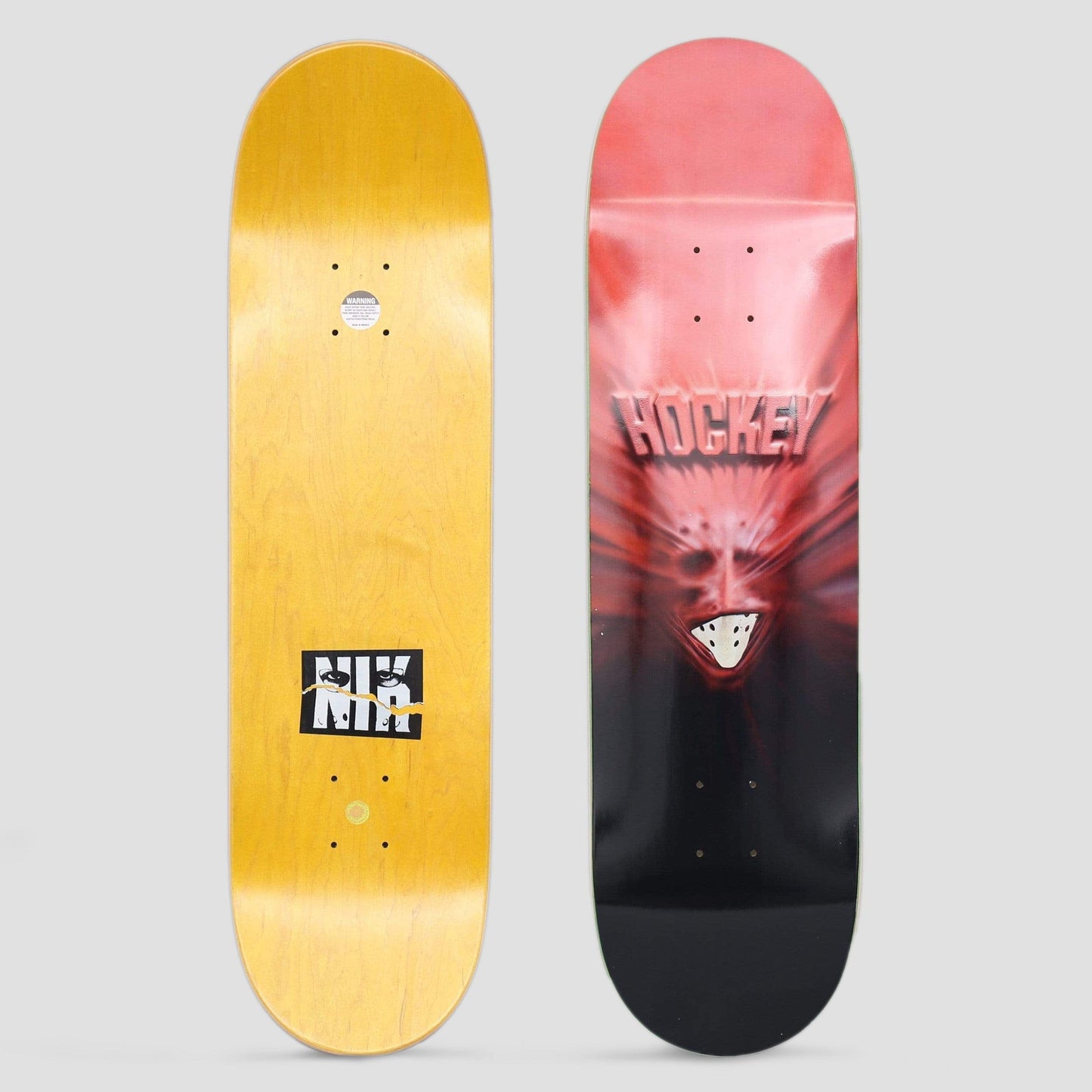 Hockey 8.25 Stain Fireball Skateboard Deck Black