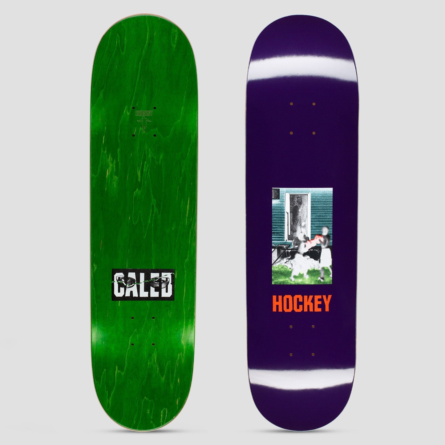 Hockey 8.25 Caleb Barnett Front Yard Skateboard Deck