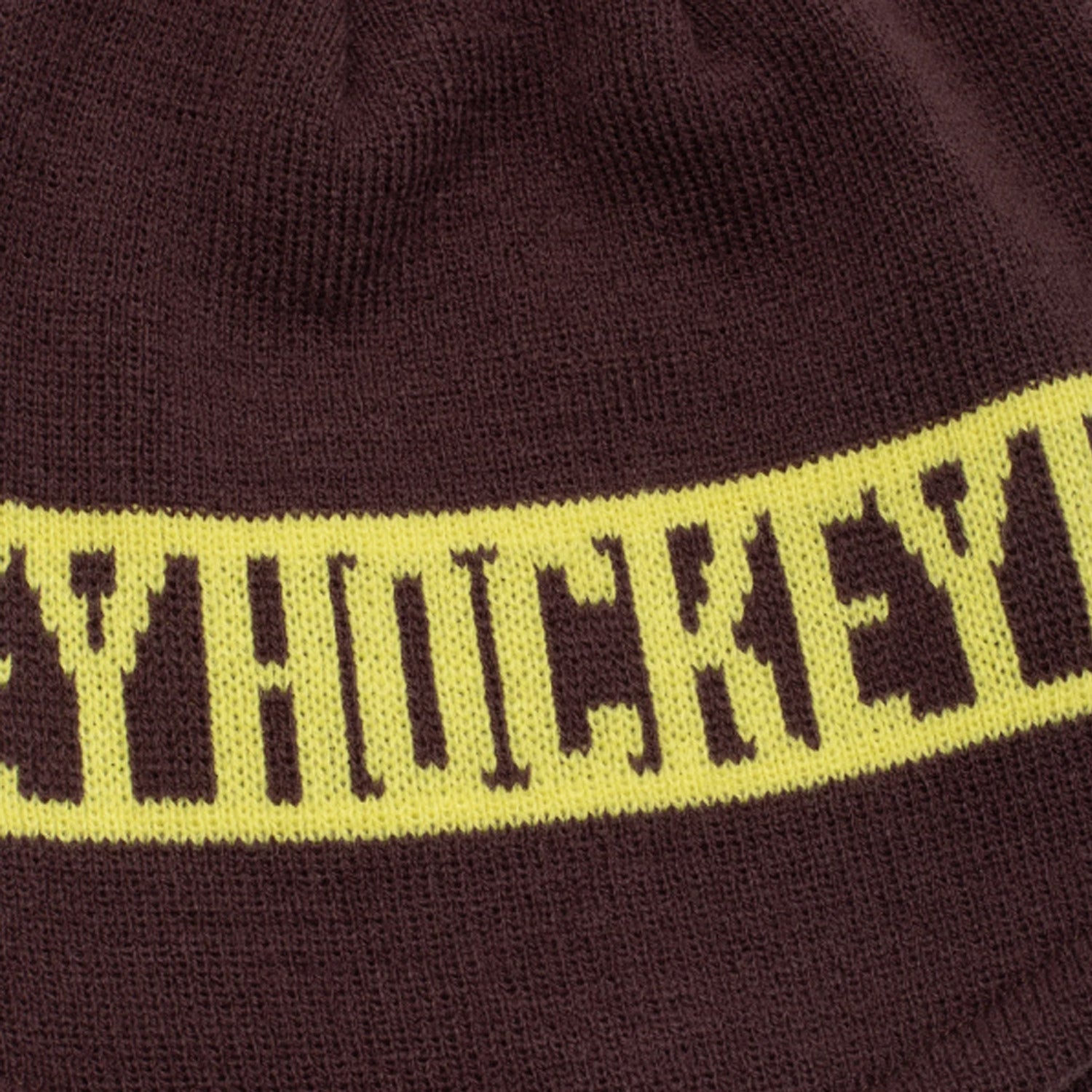 Hockey No Fold Beanie Brown