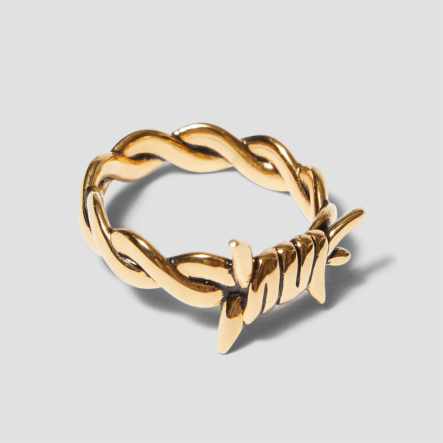 HUF Barbed Wire Ring Gold