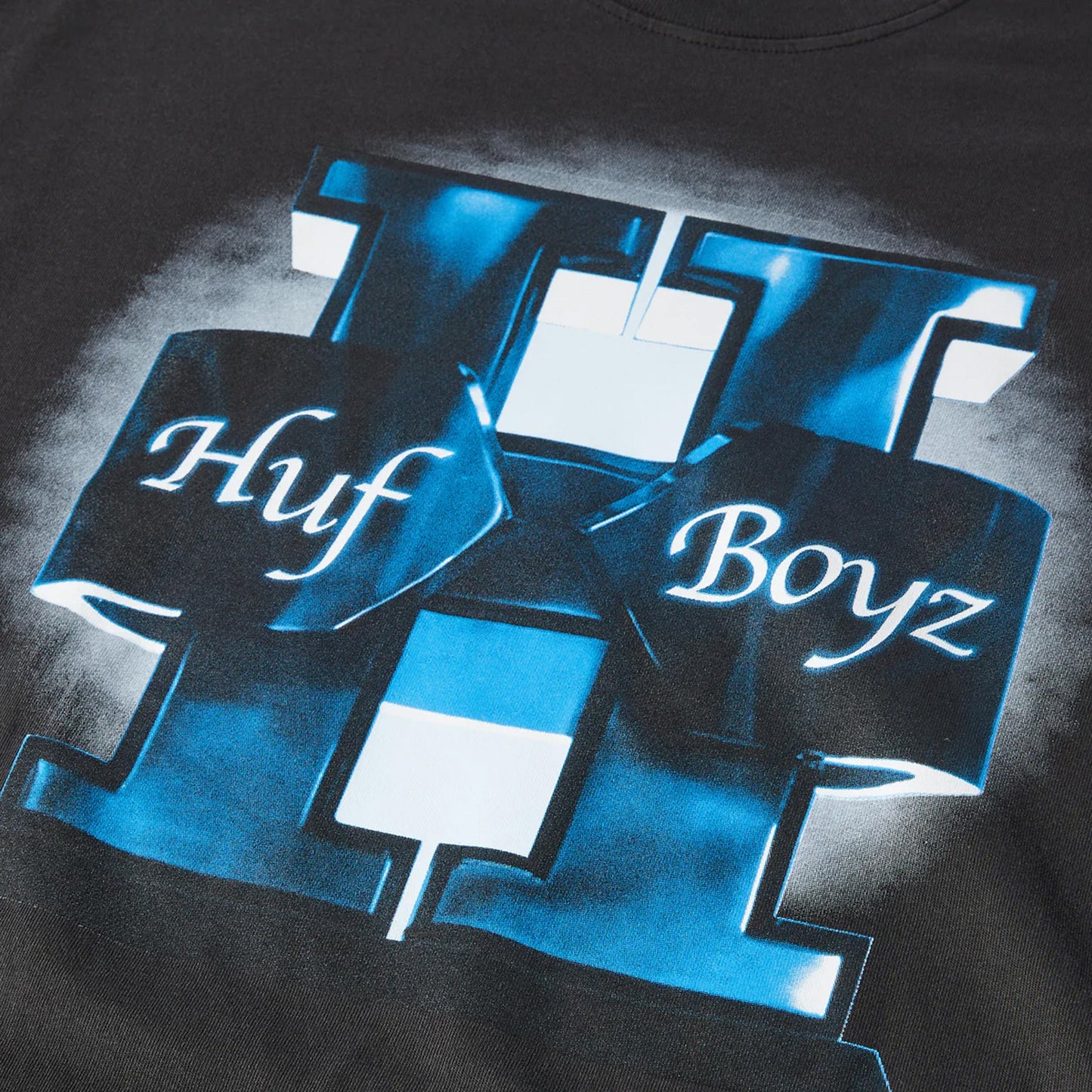 HUF Boyz Washed T-Shirt Washed Black