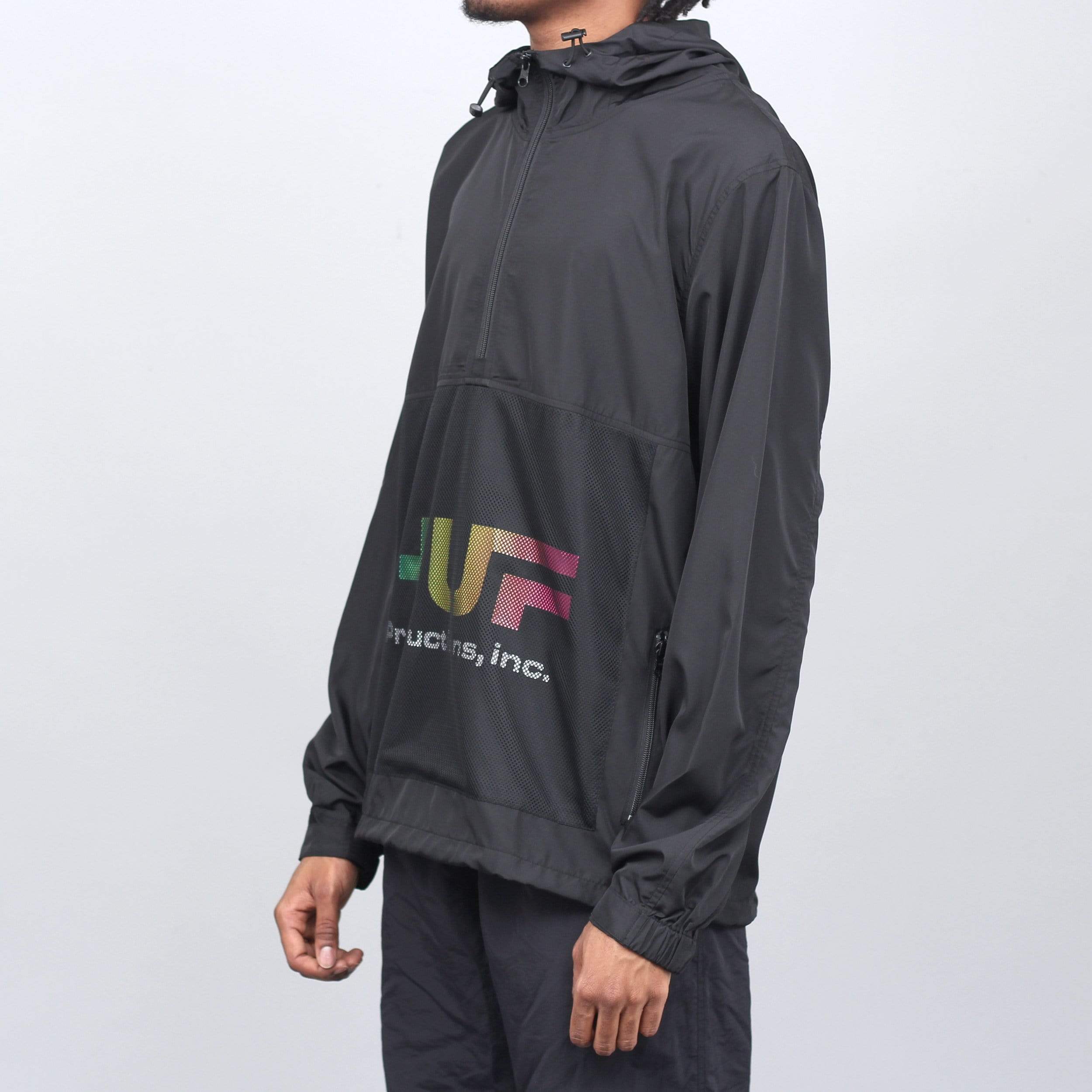 HUF Productions Inc Anorak Black