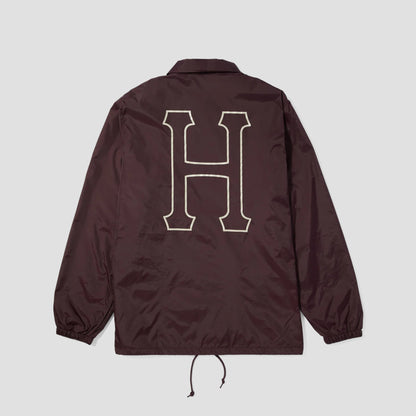 Huf Set H Coaches Jacket Eggplant