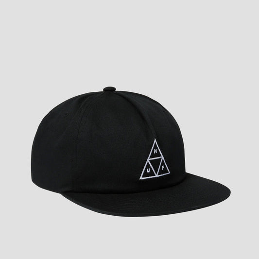 Huf Set Triple Triangle Snapback Cap Black