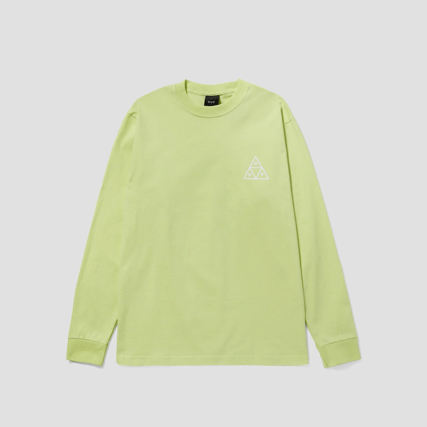 Huf Set Triple Triangle Long Sleeve T-Shirt Lime