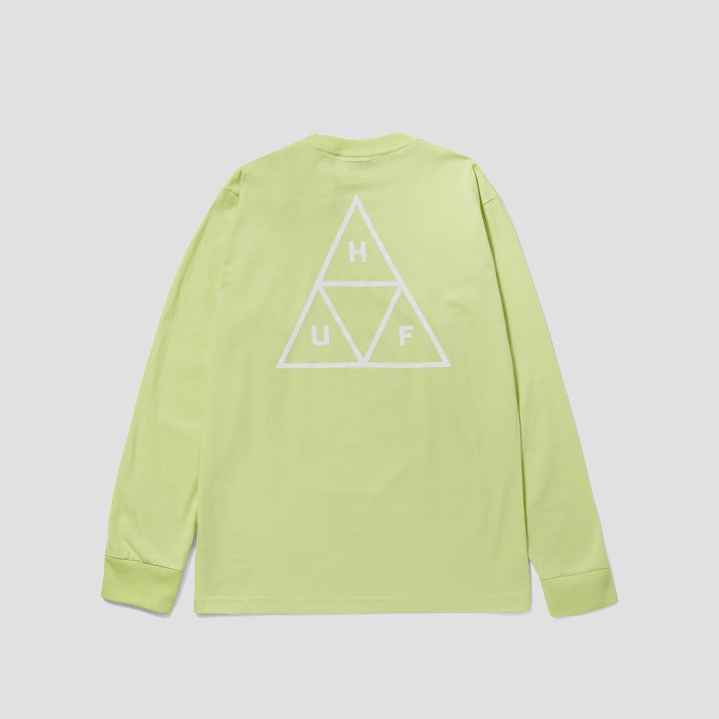 Huf Set Triple Triangle Long Sleeve T-Shirt Lime