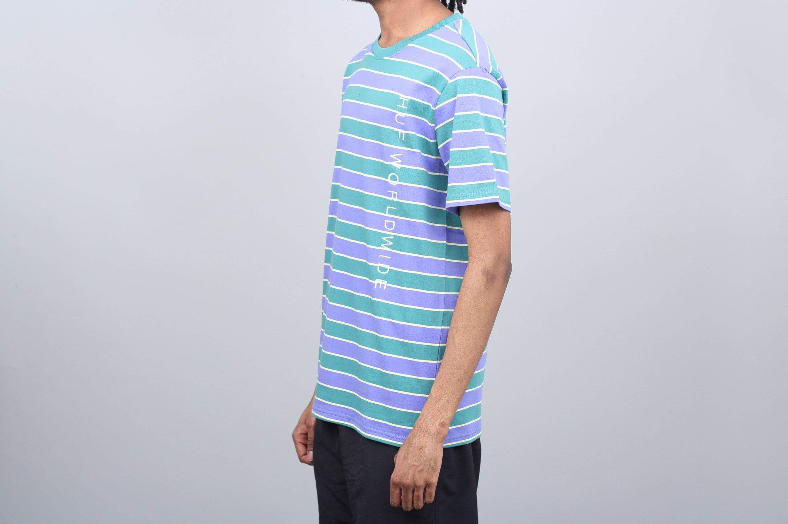 HUF Lexington Knit T-Shirt Blue Iris