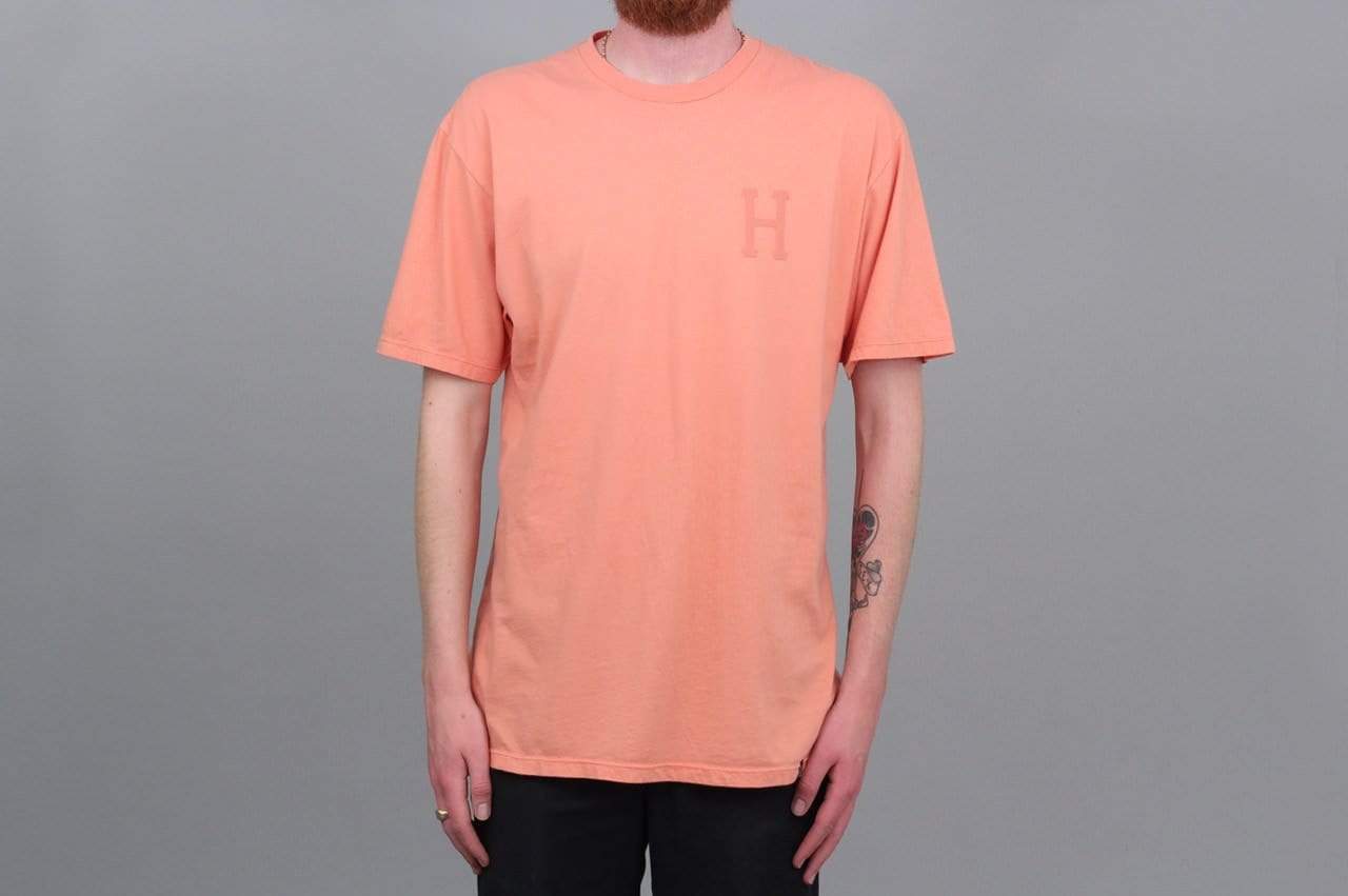 HUF Over-Dye Classic H T-Shirt Coral Haze