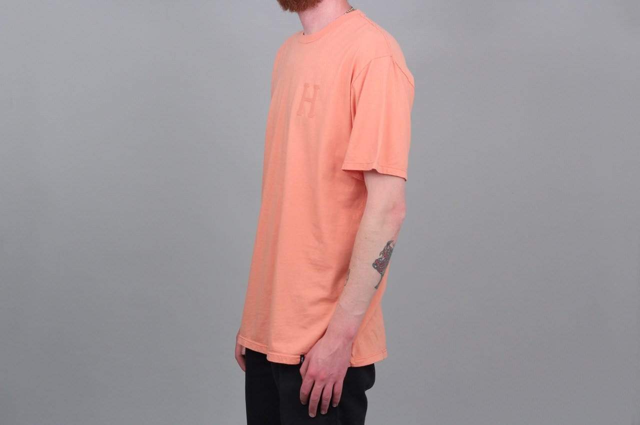 HUF Over-Dye Classic H T-Shirt Coral Haze