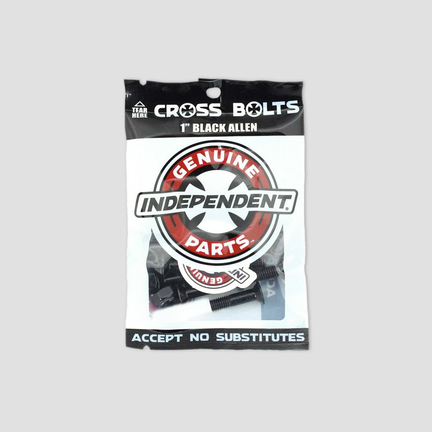 Independent 1" Allen Skateboard Bolts Black