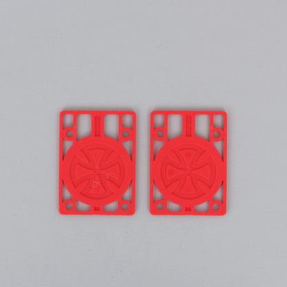 Independent 1/8 Riser Pads Red