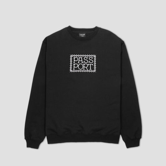 PassPort Invasive Embroidered Crew Black