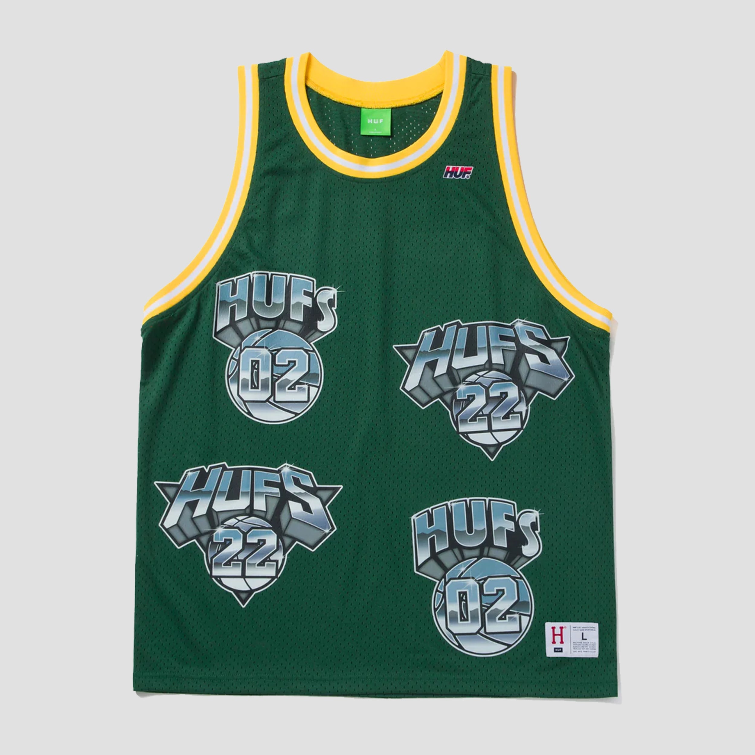 HUF Basketball Jersey Green
