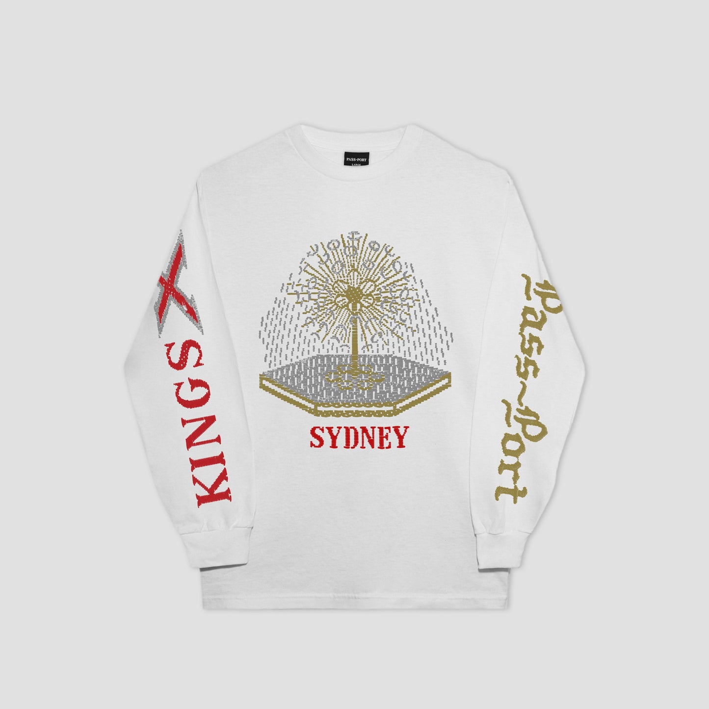 PassPort Kings X Longsleeve T-Shirt White