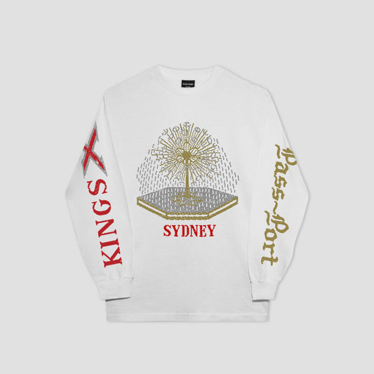 PassPort Kings X Longsleeve T-Shirt White