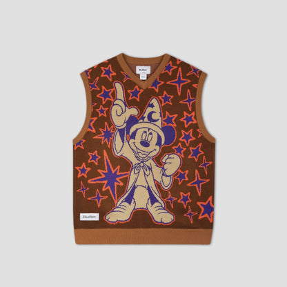 Butter Goods x Disney Starry Skies Knitted Vest Brown