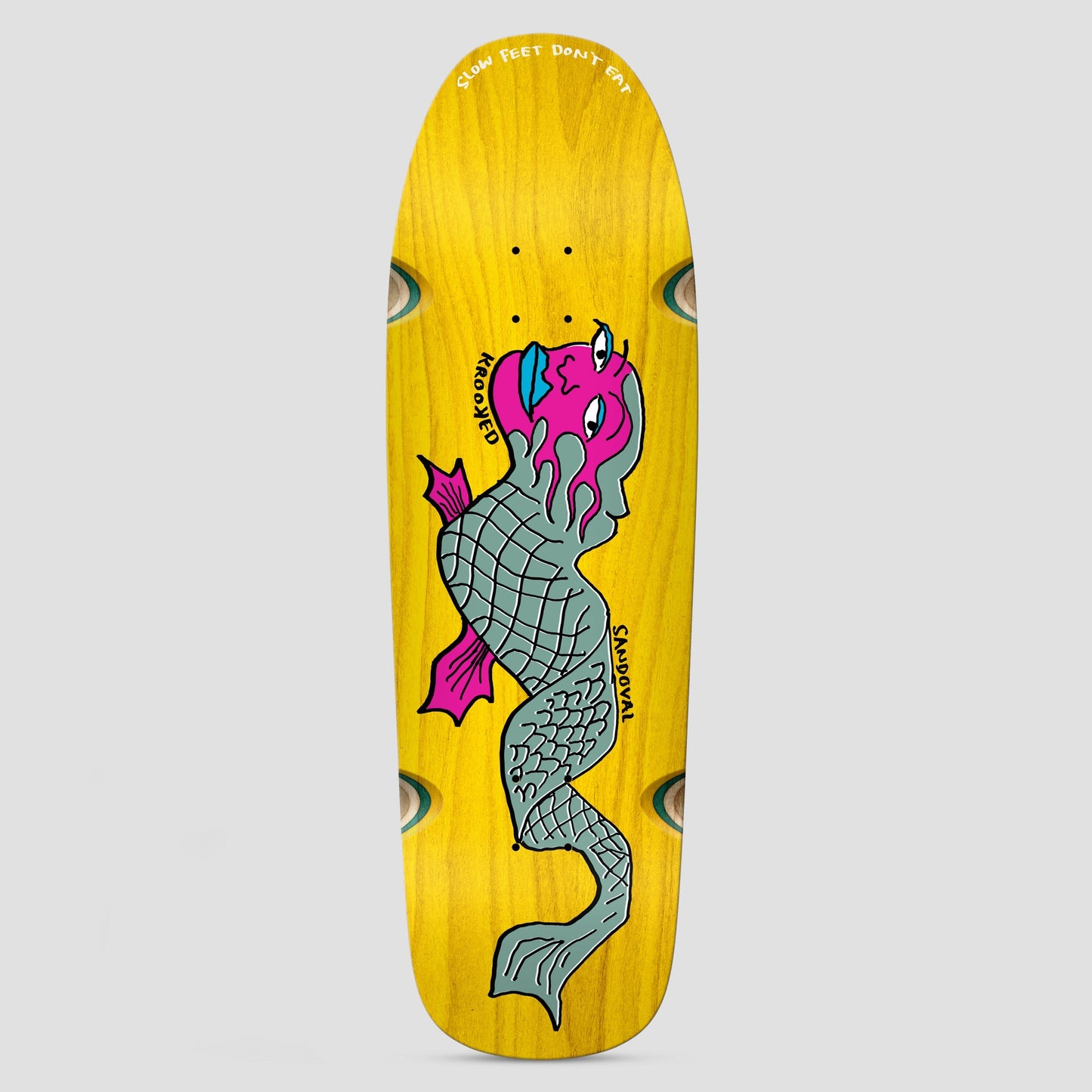 Krooked 9.81 Sandoval Slow Feet Skateboard Deck