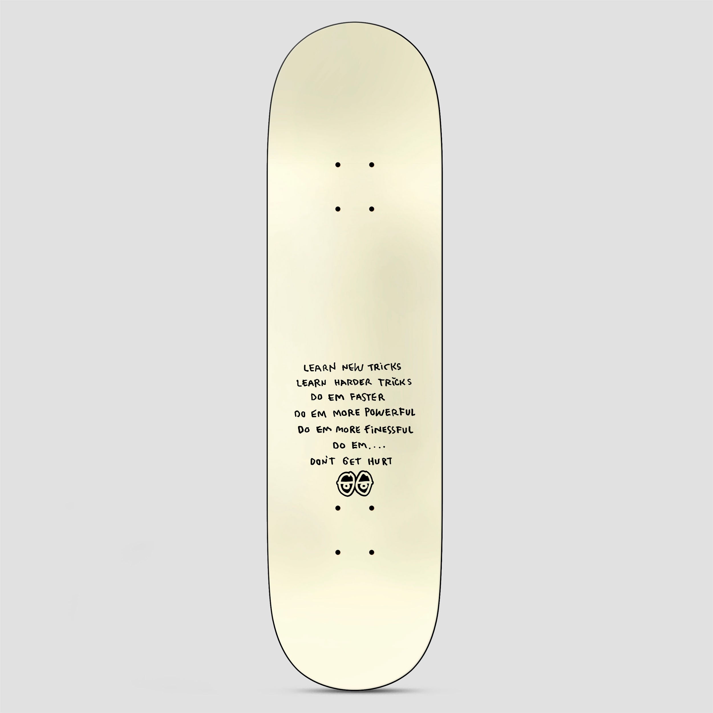 Krooked 8.5 Una Butterfly Call Skateboard Deck Multi