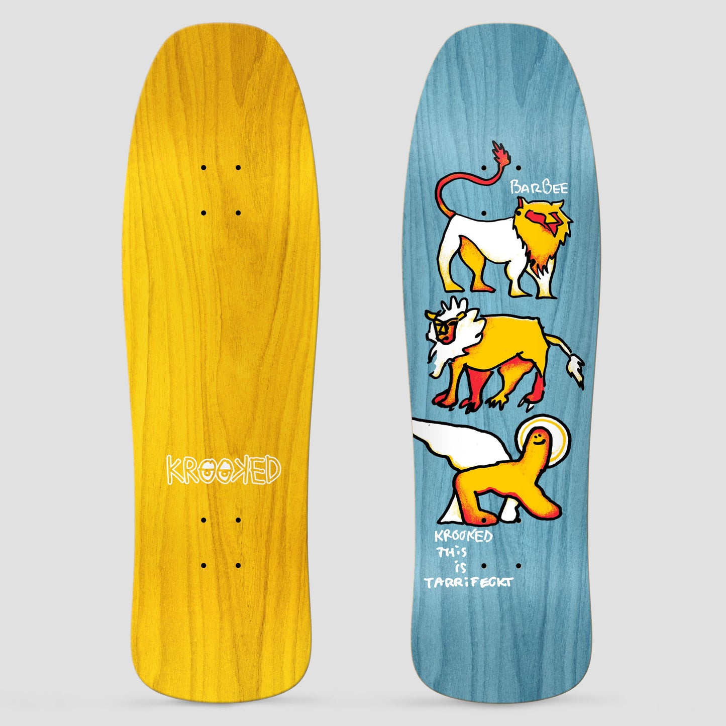 Krooked 9.5 Barbee Pride Skateboard Deck