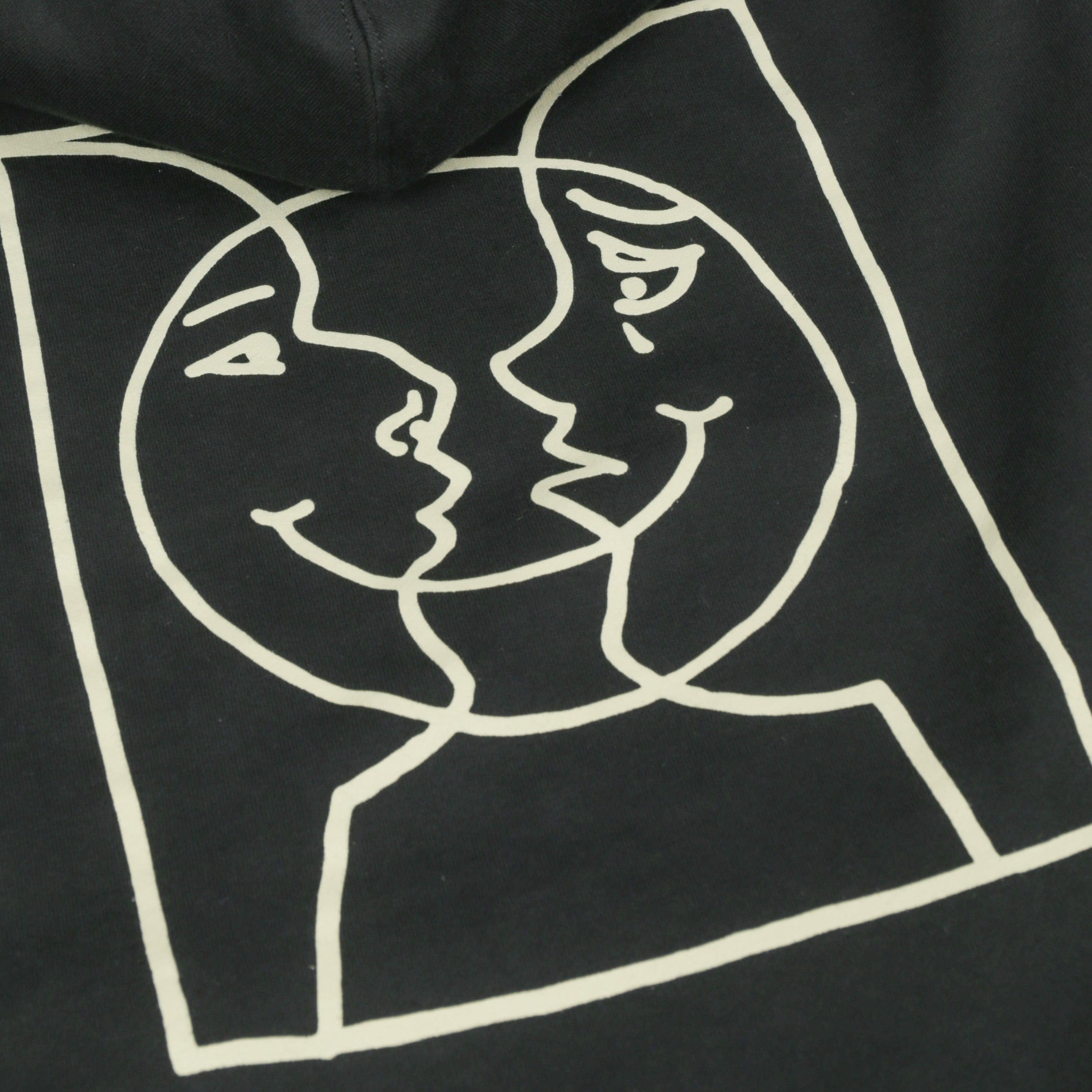 Krooked Moonsmile Hood Black / Cream