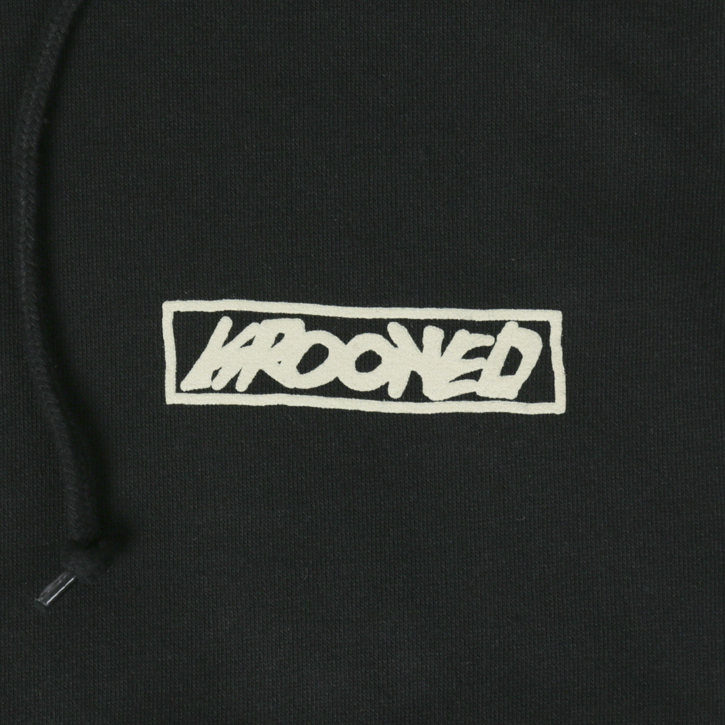 Krooked Moonsmile Hood Black / Cream