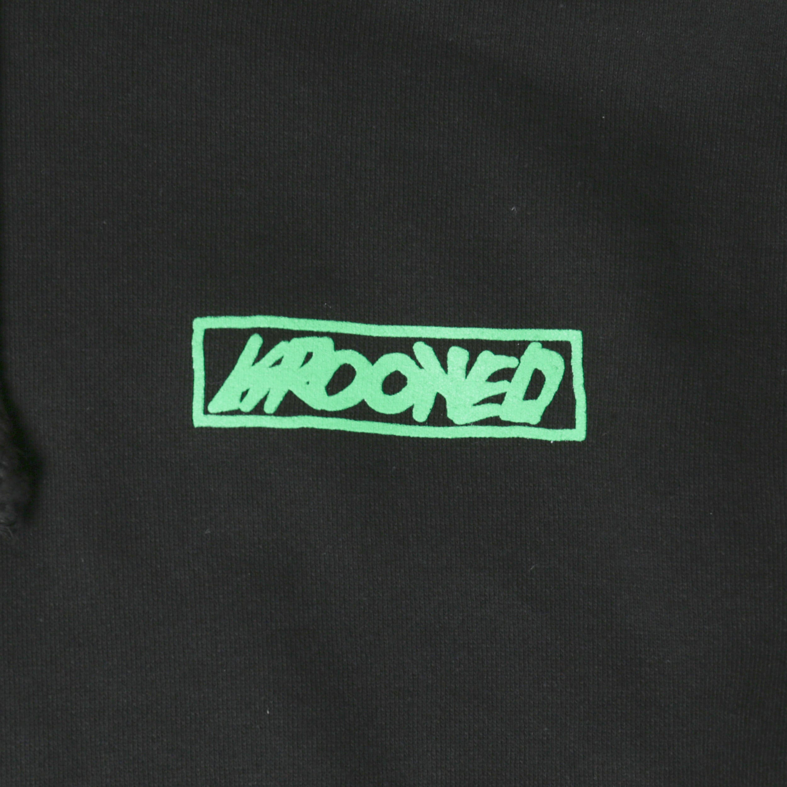 Krooked Moonsmile Raw Hood Black / Green