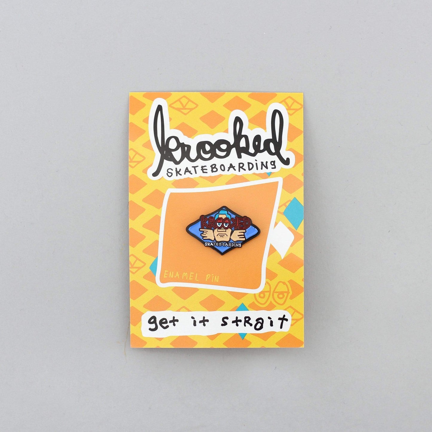 Krooked Arketype Lapel Pin Badge