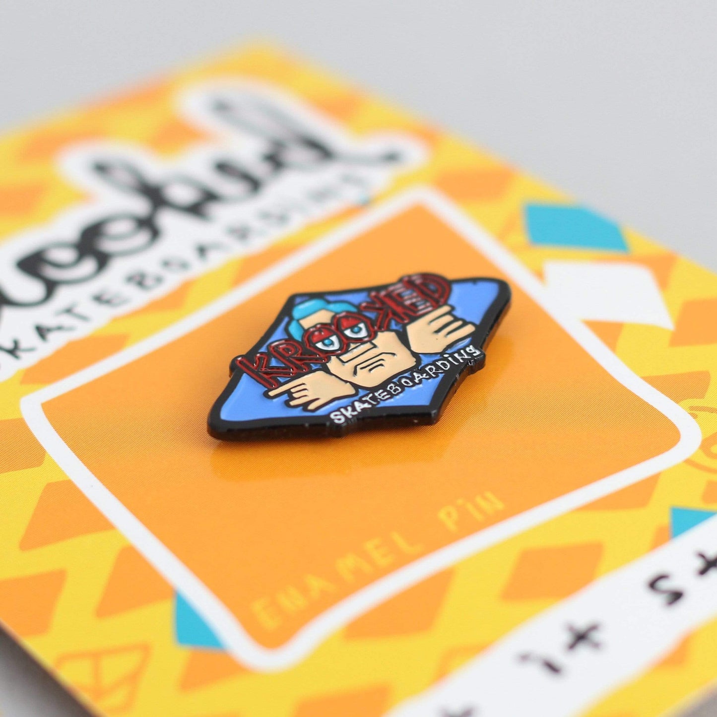 Krooked Arketype Lapel Pin Badge