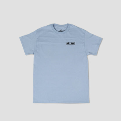 Krooked Moonsmile Raw T-Shirt Slate / Navy