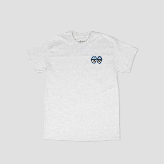 Krooked Strait Eyes T-Shirt Ash / Light Blue