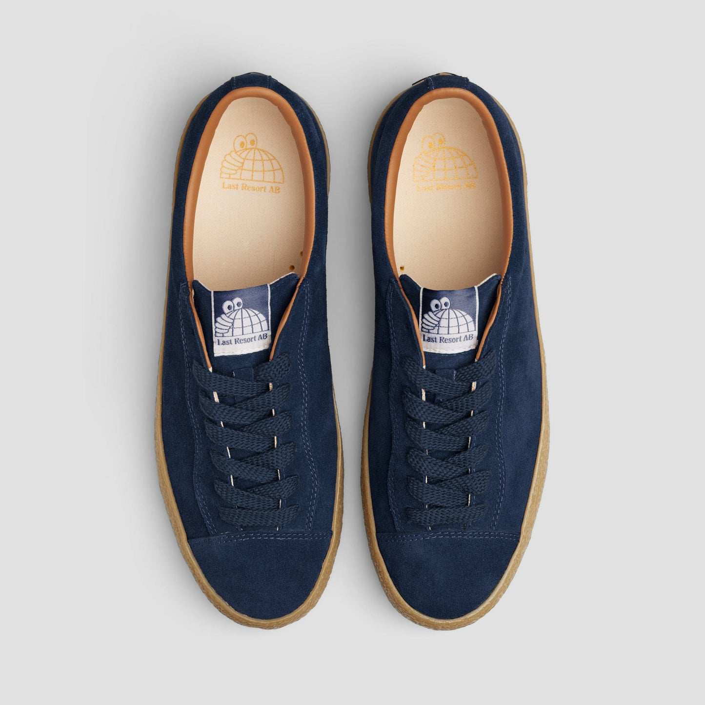 Last Resort AB VM002 Suede LO Skate Shoes Navy / Gum