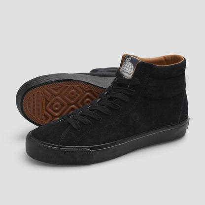 Last Resort AB VM003 Suede HI Skate Shoes Black / Black