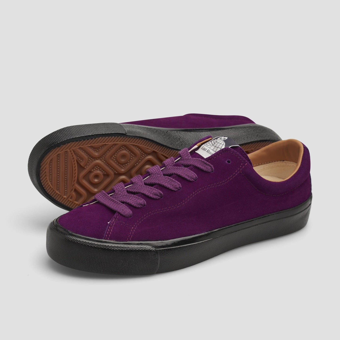 Last Resort AB VM003 Suede LO Skate Shoes Plum / Black