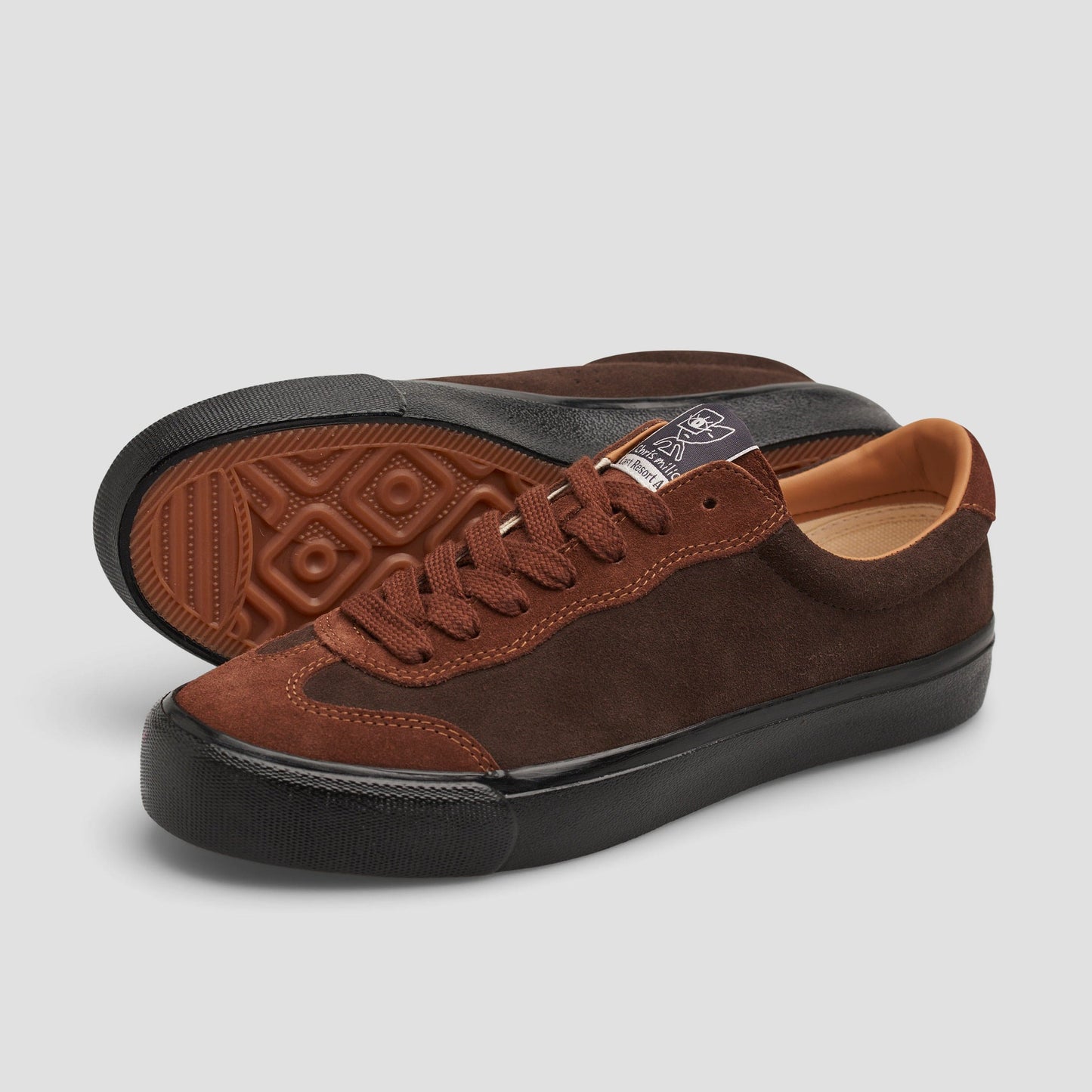 Last Resort AB VM004 Milic Suede Skate Shoes Duo Brown / Black