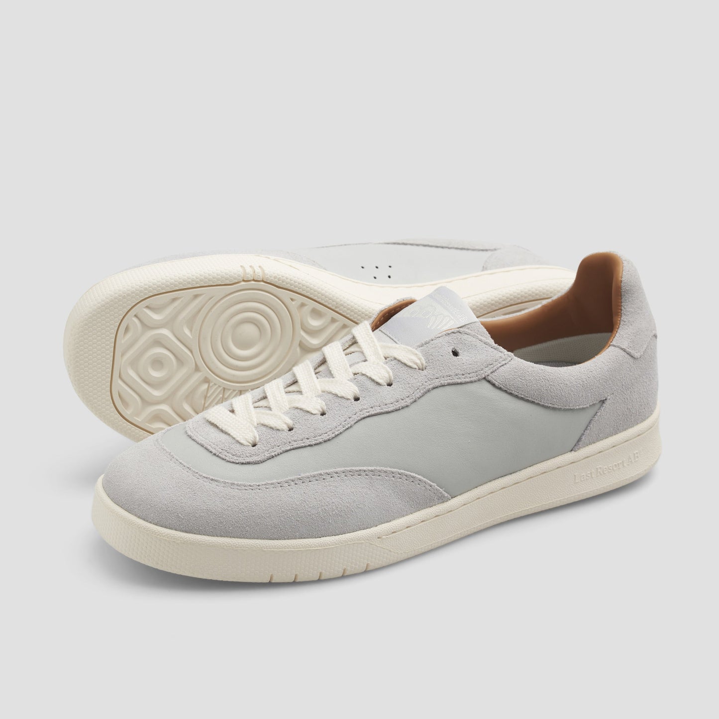 Last Resort AB CM001 LO Skate Shoes Light Grey / White