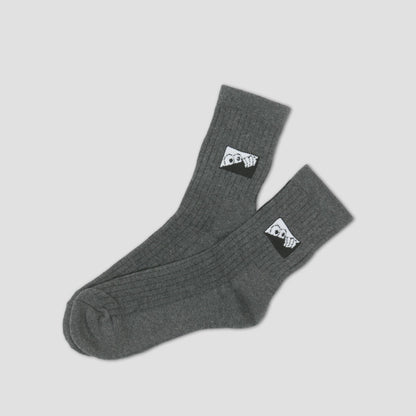 Last Resort AB Heel Tab Dress Socks Grey Malange