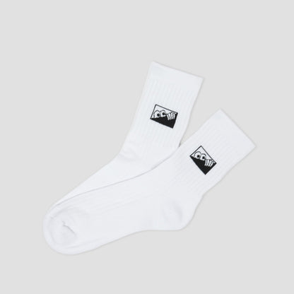 Last Resort AB Heel Tab Dress Socks White