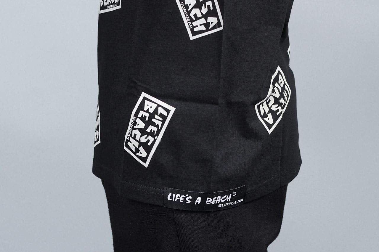 Life's A Beach All Over T-Shirt Black