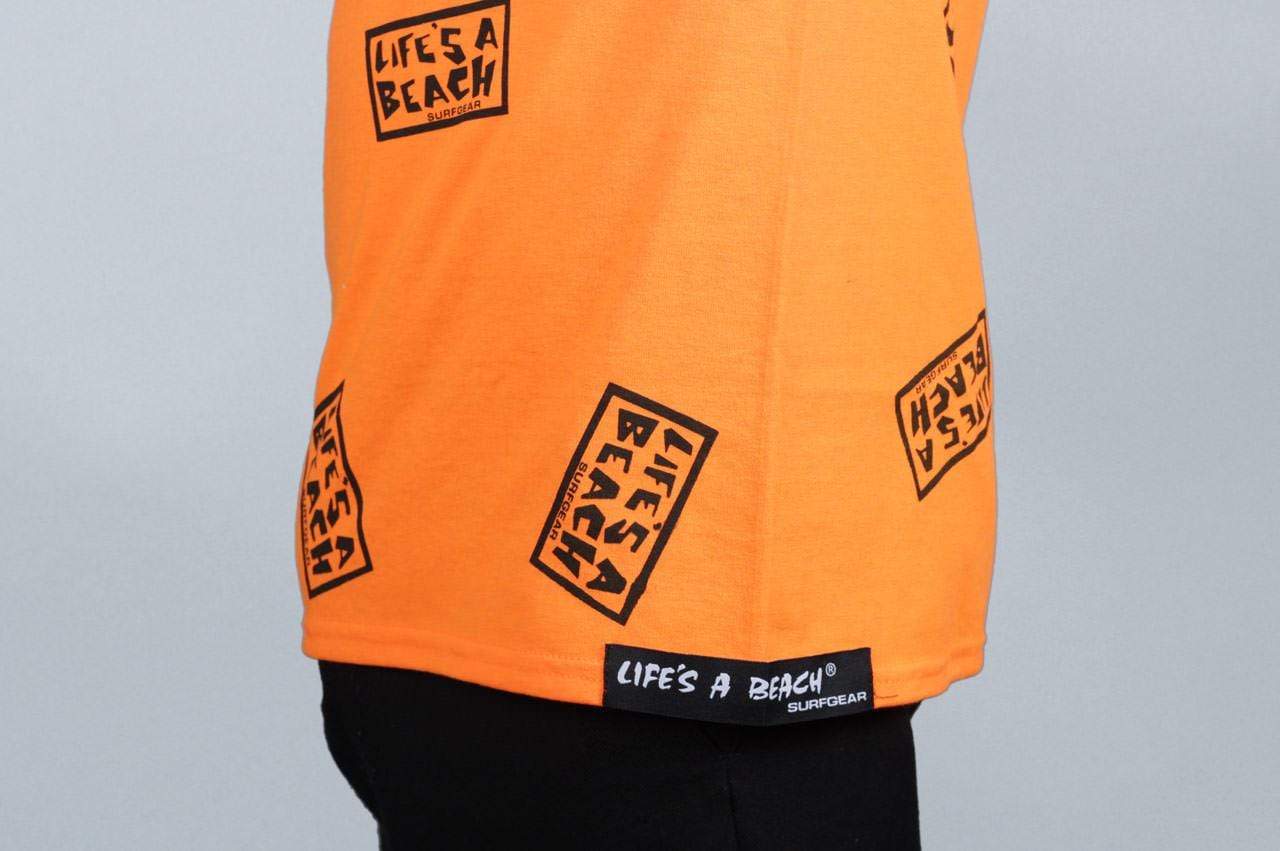 Life's A Beach All Over T-Shirt Orange