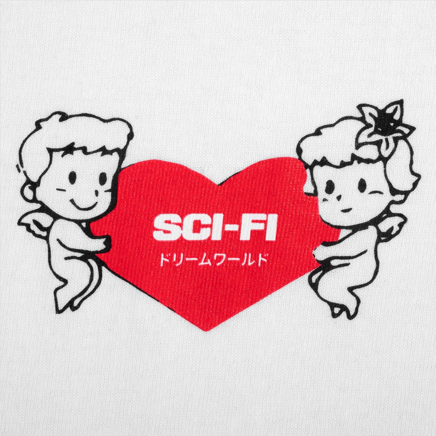 Sci-Fi Fantasy Love T-Shirt White