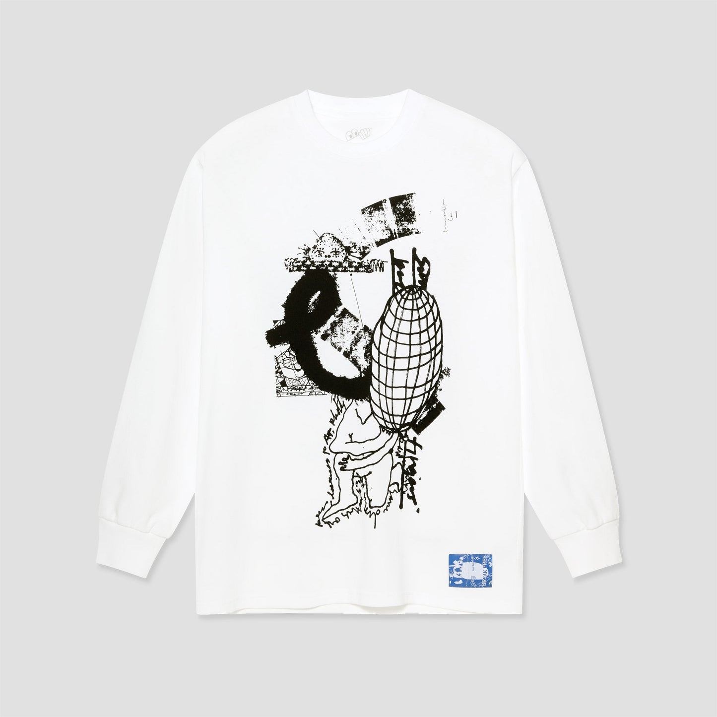 Last Resort AB FIG 16 Long Sleeve T-Shirt White / Black