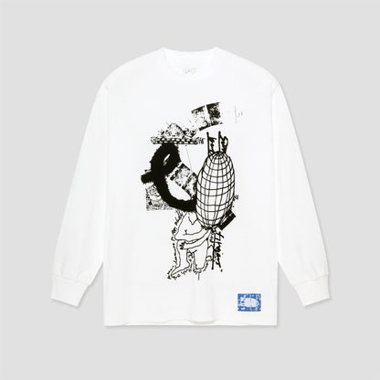 Last Resort AB FIG 16 Long Sleeve T-Shirt White / Black