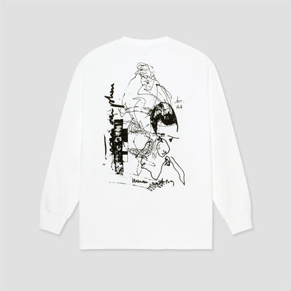 Last Resort AB FIG 16 Long Sleeve T-Shirt White / Black