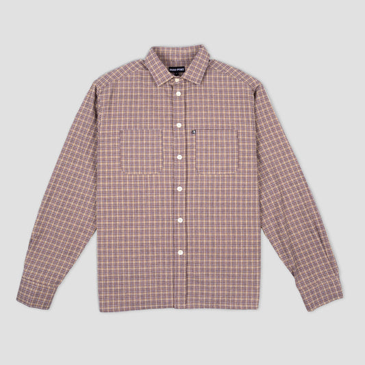 PassPort Workers Check Shirt Longsleeve Honeycomb