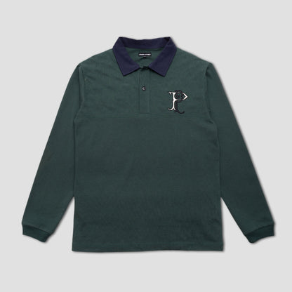 PassPort Monogram Polo Jersey Forest Green