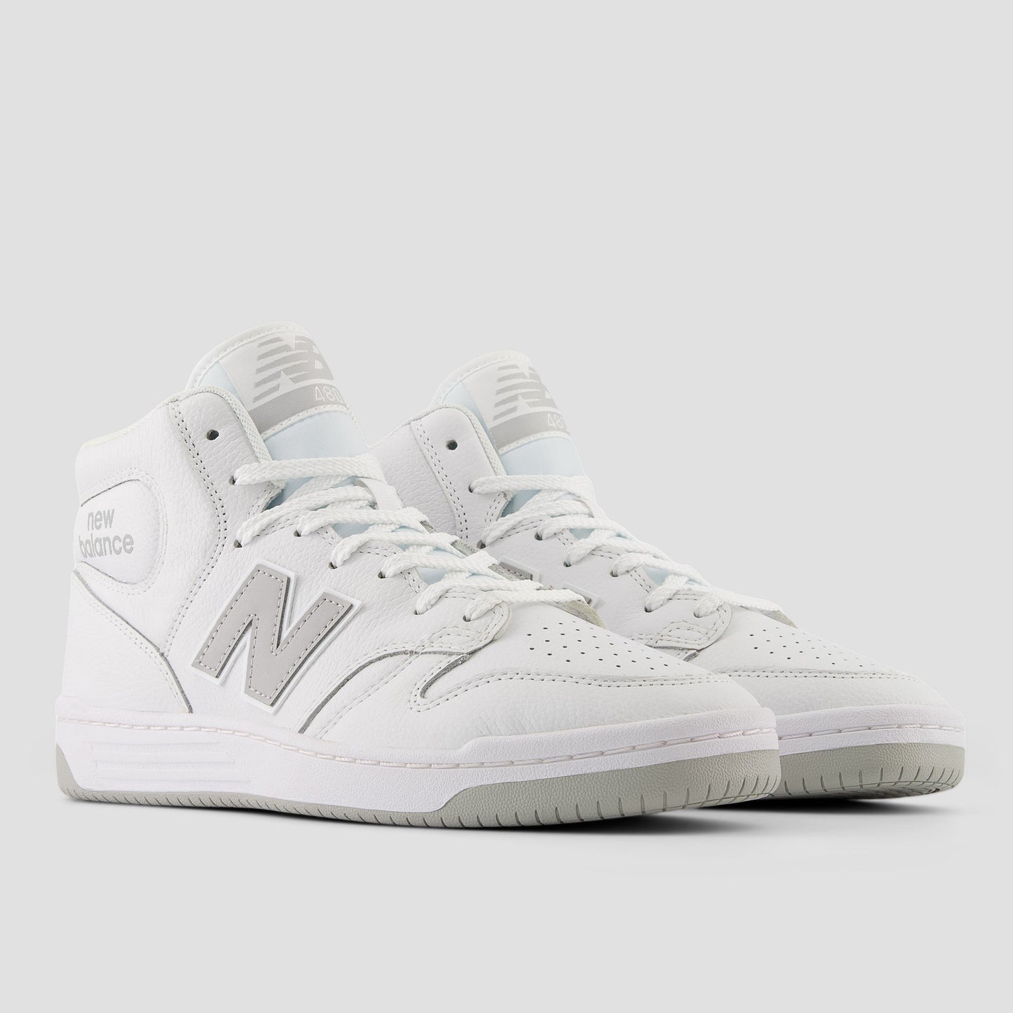 New Balance 480 Hi Skate Shoes White